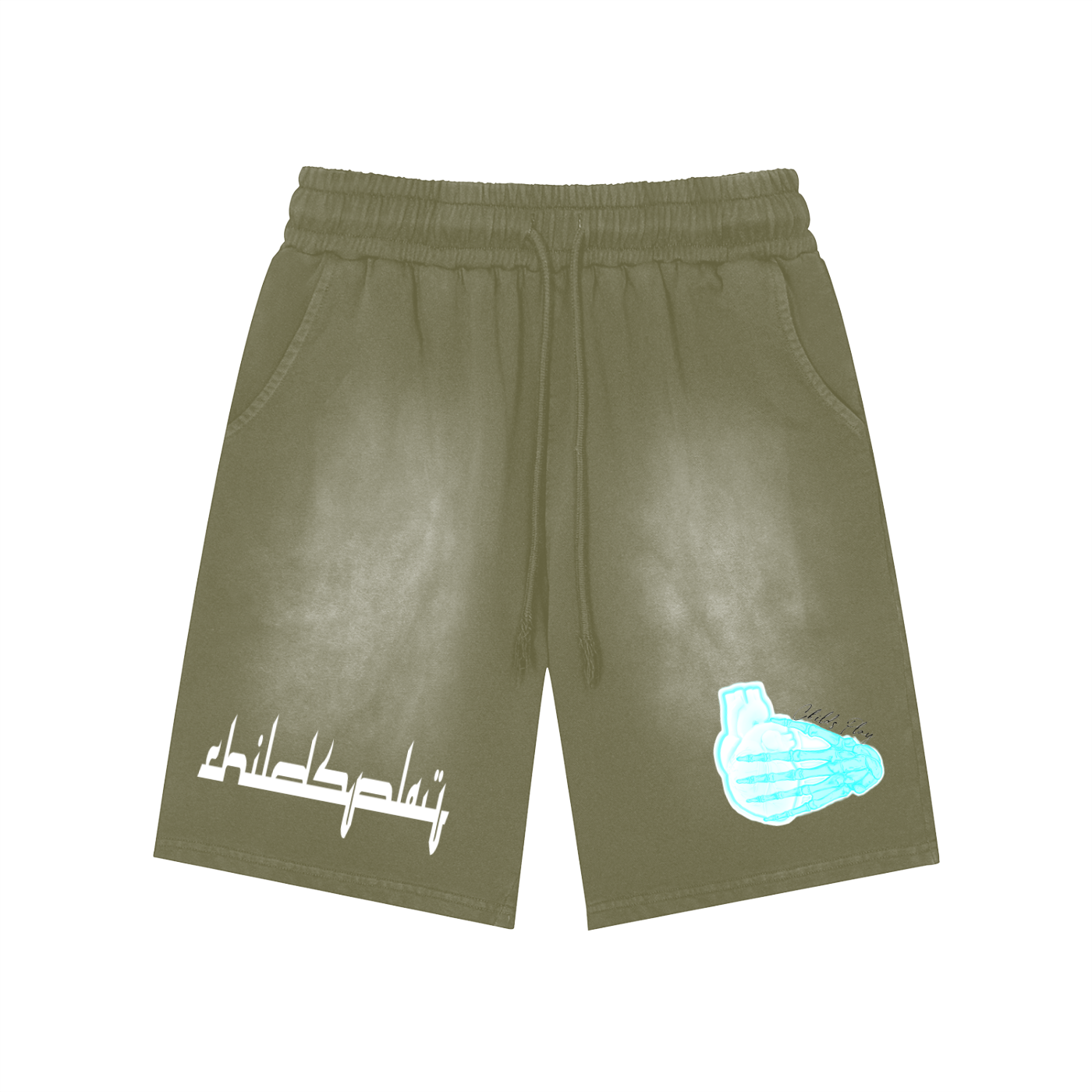 "Childsplay" Washed Shorts