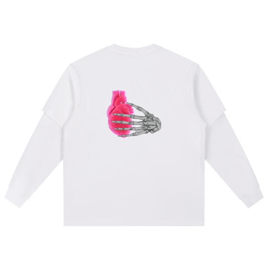 "Childsplay" Layered Long Sleeve Oversized Tee