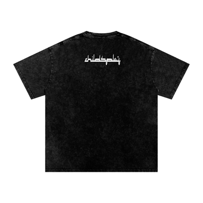 "Childsplay" Acid Wash Oversize T-Shirt