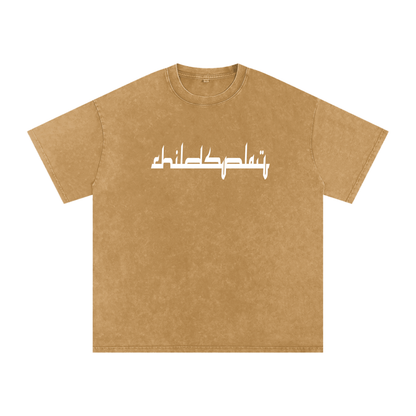 "Childsplay" Acid Wash Oversize T-Shirt